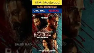 BAAGHI FRANCHISE Original Vs Remake Movie...  #baghi4 #tigershroff #baghi3 #sanjaydutt #baghi2