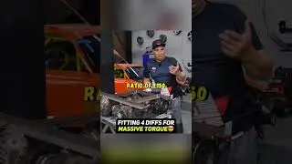 4 diffs in a row to multiply torque 16X