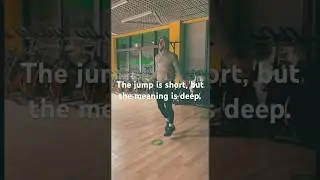 The jump is short, but the meaning is deep., keep going #motivation #live #success