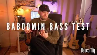 Baboomin Single-coil on Bridge and Neck Pickups Mode Tone Test