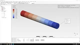 PrePoMax (CalculiX FEA) &mdash; Учебник 24 &mdash; Теплопередача излучением &mdash; Тест NAFEMS