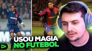 UMA LENDA! GABE REAGINDO AS VEZES QUE RONALDINHO USOU MAGIA NO FUTEBOL