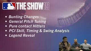 MLB The Show 19 Livestream - Hitting