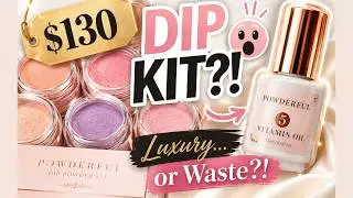 $130 Dip Powder Kit Review | Is This Luxury Nail System Worth It?! 💅💸