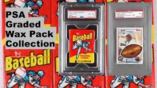My PSA Graded Unopened Pack Collection- Multiple Sports and Non Sports