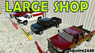 FS17: Setting Up New Large Snow Plowing Shop
