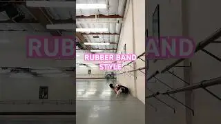 RUBBER BAND STYLE #ballerina#stretching#femalerage#flexible#training#ballet#workout