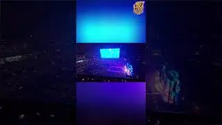 Stadium Lights & Silhouette: Unforgettable Crowd Spectacle! #shorts