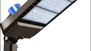 300W LED Parking Lot Light Hard Wire Slip Fitter Mount  LED Outdoor Lighting Flood Light Commercial