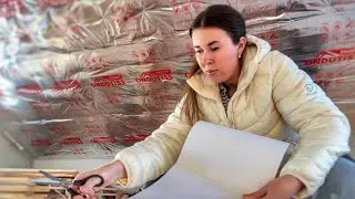 САМА ДЕЛАЮ ЛЕСТНИЦУ. В ДОМ ЗАШЛИ ПЛИТОЧНИКИ. Я РАССТРОИЛАСЬ. ВЛОГ 26.12.25