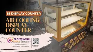 SS Cooling Display Counter (Air Cooling) | Professional Kitchen Equipments