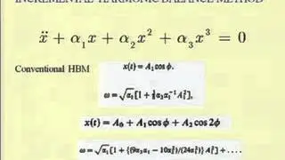 Mod-03 Lec-09 Incremental harmonic balance method and Intrinsic multiple