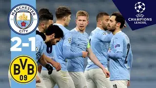 HIGHLIGHTS | Man City v Dortmund | DE  BRUYNE, REUS, FODEN | UCL Quarter final 1st leg