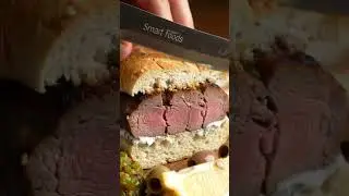 🕌 Turkish Kebab Burger ASMR | Juicy Lamb Kofte, Yogurt Sauce & Fresh Herbs | Smart Foods 🔪