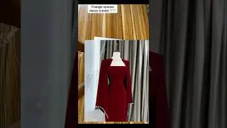Triangle open sleeve tutorial #sewing #fashion #trending #viralshorts