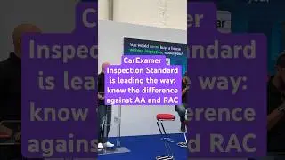 CarExamer Inspection Standard is leading the way: know the difference against AA and RAC