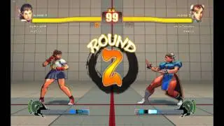 Street Fighter IV - Championship Mode Sakura VS Chun-Li