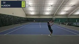 Tennis singles 8 game pro set and tiebreaker