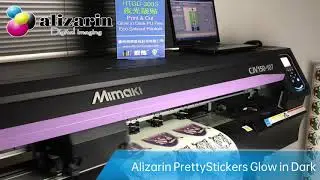 Alizarin PrettyStickers printable glow in dark HTGD-300S