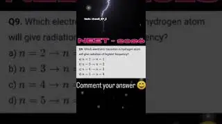 Chemistry question practice #ncert #jee #neet  #pyq #chemistry #ncertmcq ##ncertchemistry #edit
