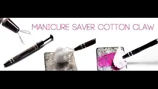 Manicure Saver Cotton Claw by NailMAD How to clean nail template Nail Stamping Tool