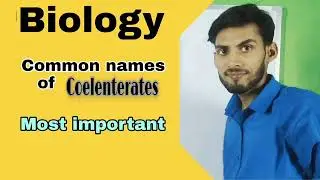 Common Names of Corals / Coelenterates | PGT | TGT | NEET #biology #neet #pgt #tgt