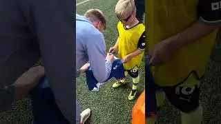 Charlie Raglan and Harry Charsley Visit OACT Soccer School August 2024