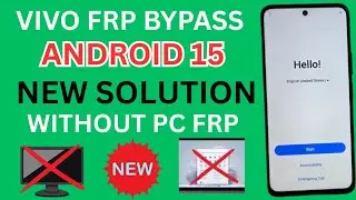 All Vivo Frp Android 15 WithOut PC 3rd Method By Google Chacha | Vivo Frp WithOut PC OS 15