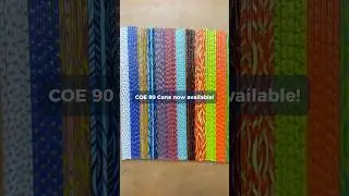 Brand new vivid colors combos of COE 90 cane are now available on my Etsy!