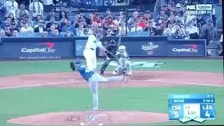 Ohtani hits a nuke in game 3 of the world series