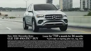 New 2026 Mercedes-Benz GLE 350 4MATIC&reg; SUV January Lease Offer