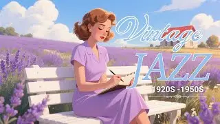 Lavender Breeze Jazz 💜 1920s Vintage Old Jazz For Peaceful Writing Moments