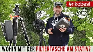 Fotografieren mit Filter - sicherer Halt - Filtertasche richtig am Stativ befestigen Filterfotograf