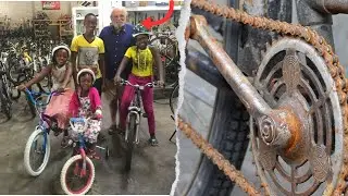 He Took Broken Bikes No One Wanted &mdash; Then Gave Them To Kids Who Needed Them Most