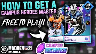 HOW TO GET CAMPUS HEROES MASTERS! - Madden Mobile 21
