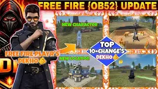 Free Fire OB52 Update Top 10 Changes In Advance Server #freefire #freefireob52update