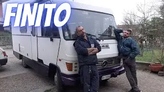 RESTAURO CAMPER VAN MOTORHOME MERCEDES Pt2di2 TimeLaps