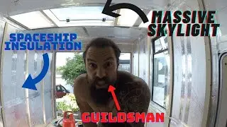 Adding more natural light & insulation to the van conversion