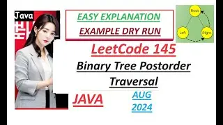 Binary Tree Postorder Traversal | Leetcode 145 | Java Code | Developer Coder 🌳💻