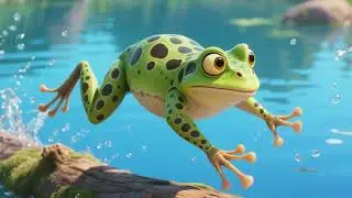 Five Little Speckled Frog Learn Numbers | Rhyme Land & Kids Song