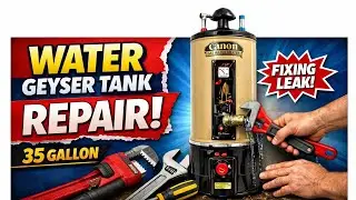 Geyser tank leakage Repairing on rord 