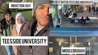 First Day in Teesside University❤️Induction Day|| Middlebrough|| England🇬🇧