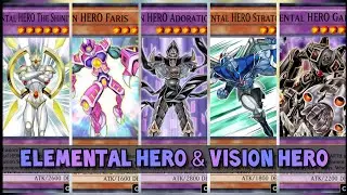 Elemental HERO & Vision HERO Deck!! [Yu-Gi-Oh! Duel Links]