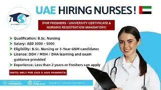 Start Your Nursing Career in UAE &ndash; Complete Guidance for Freshers