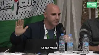 Resisting Zionism. Ronnie Barkan at the Vienna Palestine Congress