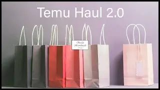 Temu Haul with the Beaded Crochet Hook Review!