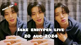 [ALL SUB] 🔴 ENHYPEN JAKE VLIVE 20 AUG 2024