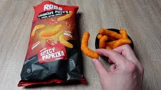 Rob's Crunchy Puffs Spicy Paprika 🫑 Eine leckere neue Sorte ? 😁