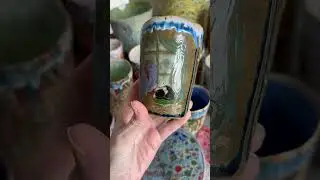 Book lover vessel. #📚#🍎#🐈 @DiamondCoreTools @MaycoColors#books #pottery #rainyday #reading