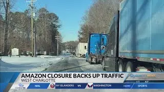 Amazon closure backs up traffic